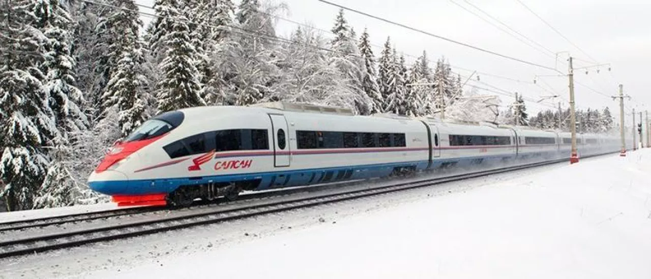 Билеты на новогодние «Сапсаны» можно купить от 1860 рублей