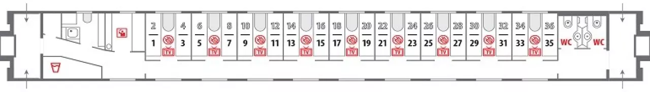 Схема стандартного купе