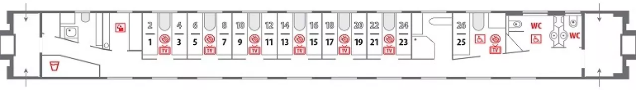 Схема штабного вагона