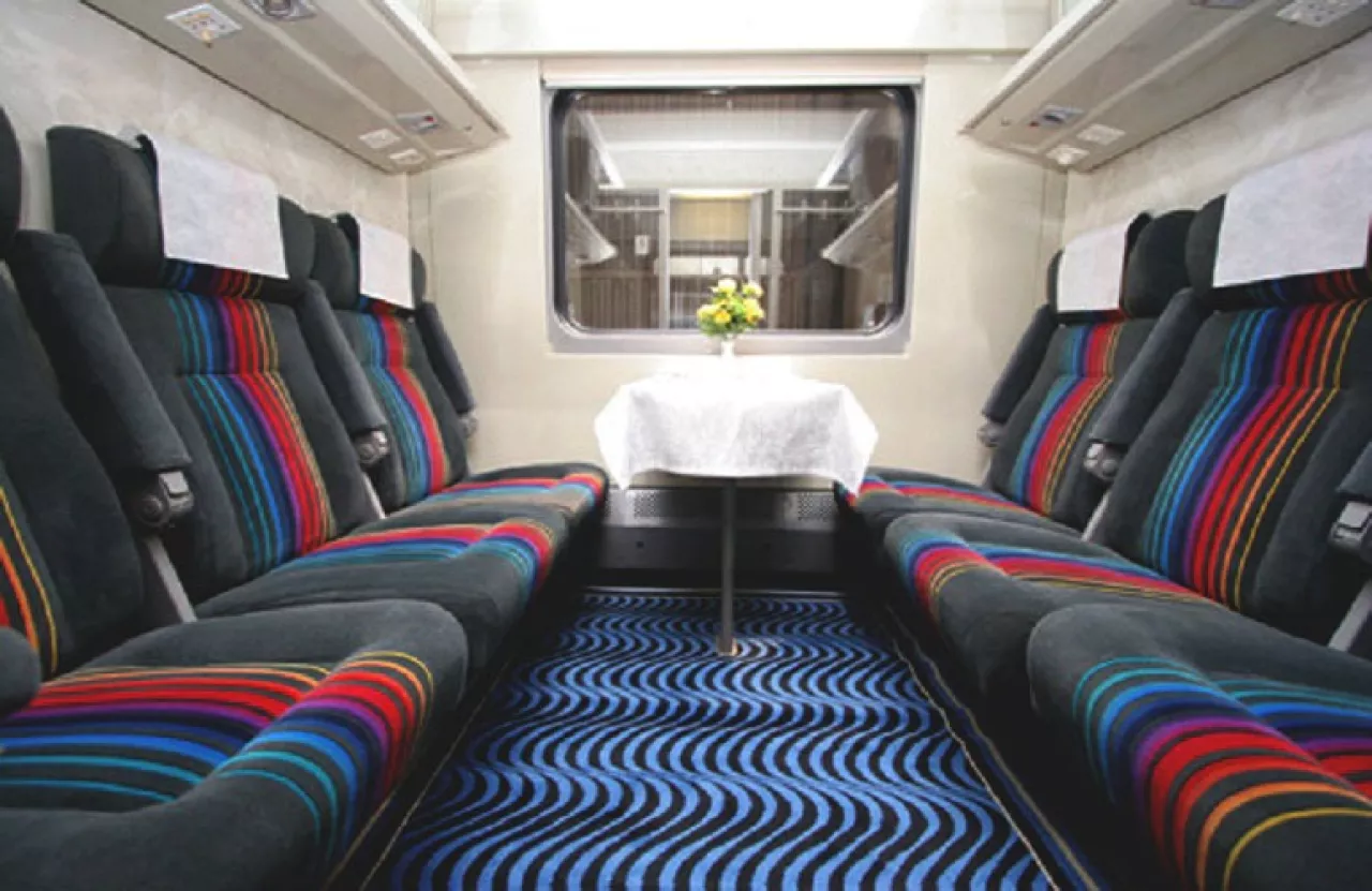 Поезд «Невский экспресс» фото внутри салона