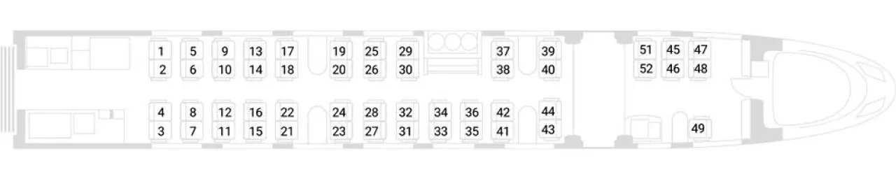 Схема вагона № 10